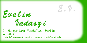 evelin vadaszi business card